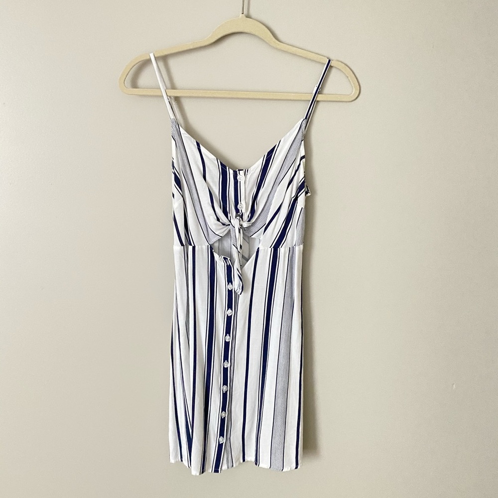 Striped Cutout Dress